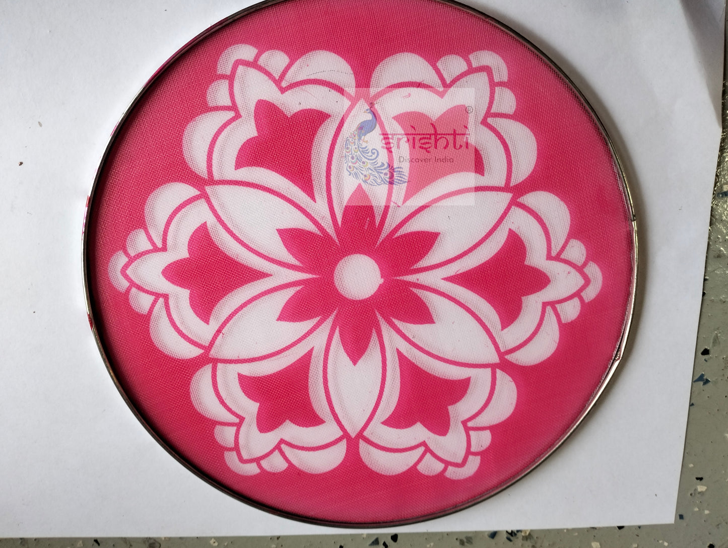 Rangoli Stencil-M01-7.5 Inches