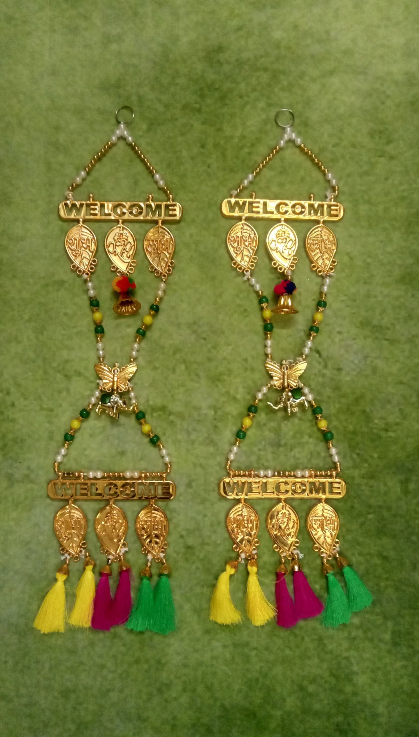 Artificial Entry Door Decor Pair-M38