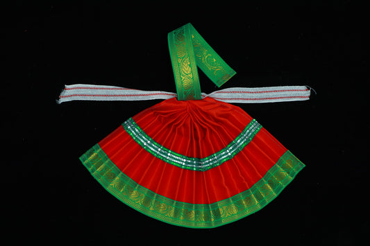 Varalakshmi Amman Goddess Dress(Red)-8.5 Inches