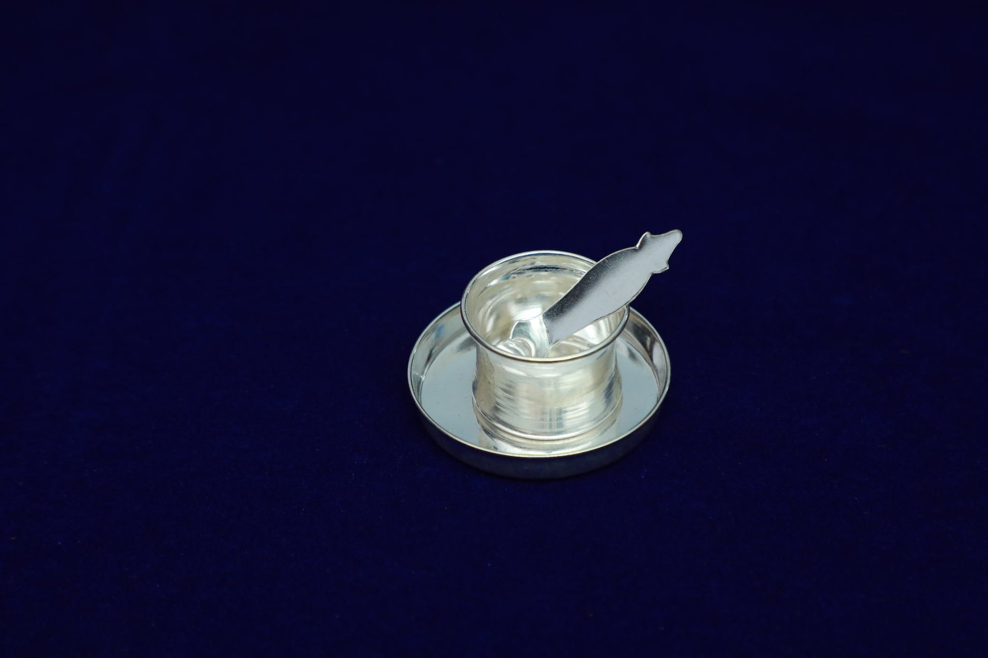 Pure Silver Panchapathiram Udharni with Plate Set-25 Grams