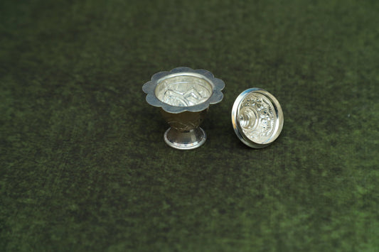 Pure Silver Kumkum Container-11 Grams