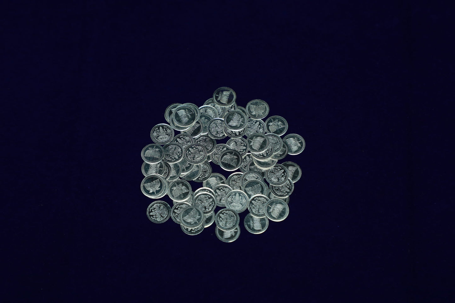 Pure Silver Archana Gajalakshmi Coin (Pack Of 110)-52 Grams