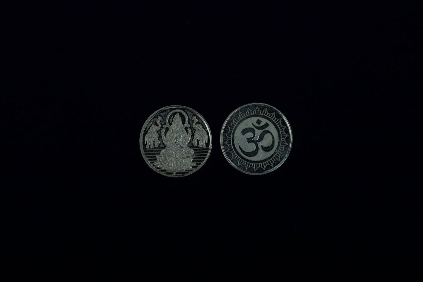 Pure Silver Gajalakshmi Coin-5 Grams