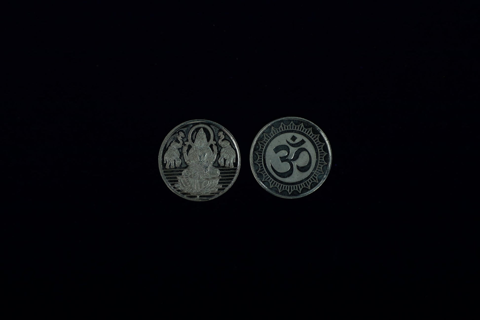 Pure Silver Gajalakshmi Coin-5 Grams