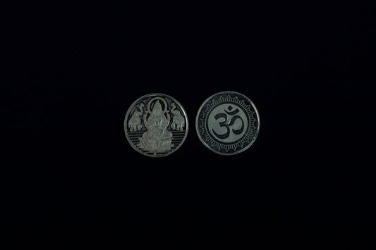 Pure Silver Gajalakshmi Coin-5 Grams