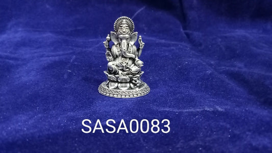 Pure Silver Antique Ganesha-17 Grams