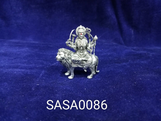 Pure Silver Antique Durga-17 Grams