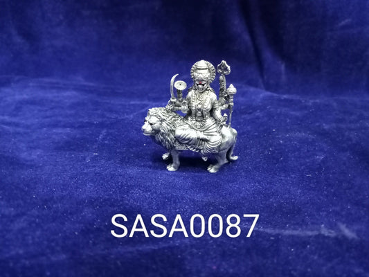Pure Silver Antique Durga-18 Grams