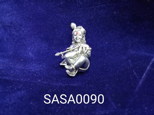 Pure Silver Antique Krishna-13 Grams