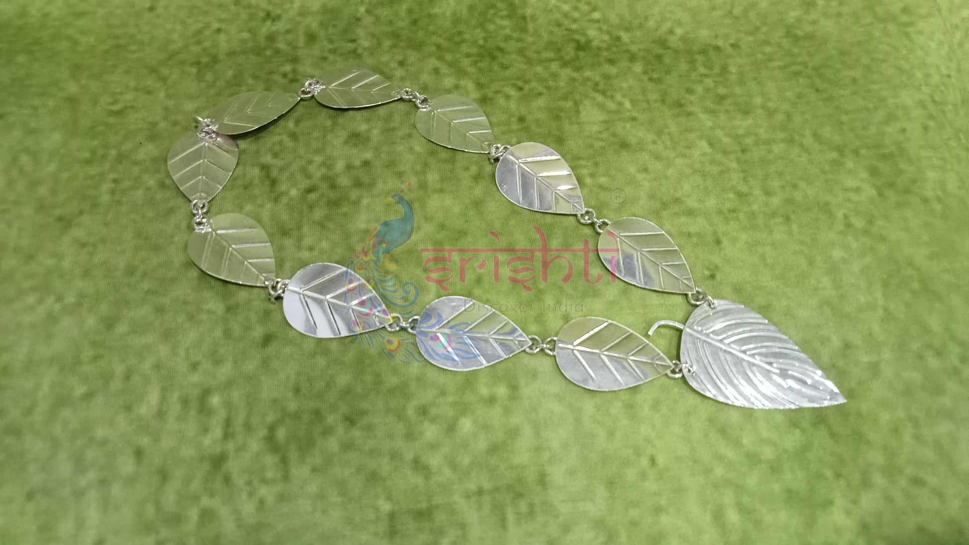 Pure Silver Betel Leaf Garland-25 Grams