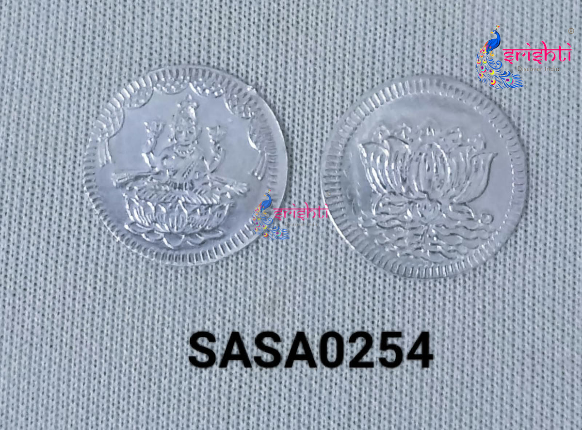 Pure Silver Lakshmi Coin (Pack Of 110)-53 Grams
