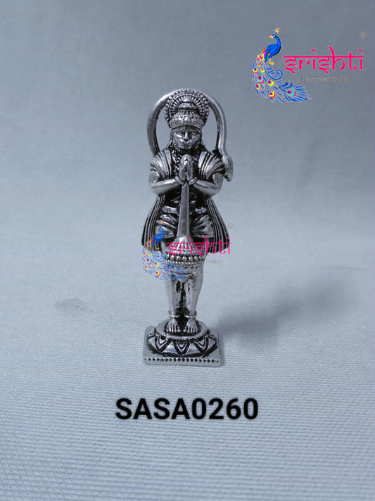 Pure Silver Antique Hanuman-14 Grams