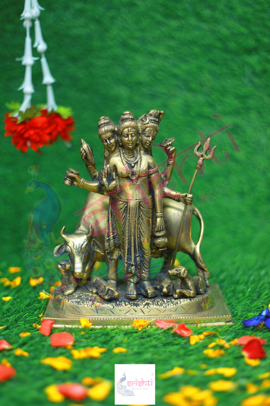 Brass Dattareya-8 Inches