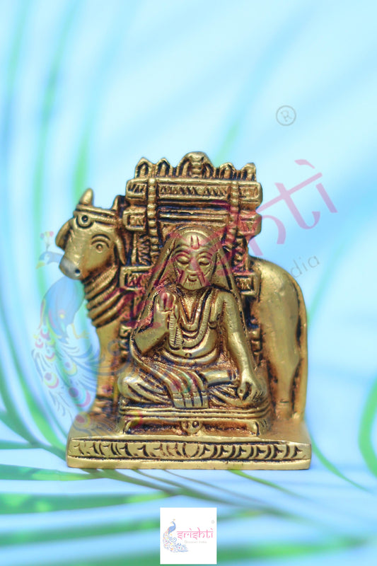 Brass Ragavendra-3 Inches
