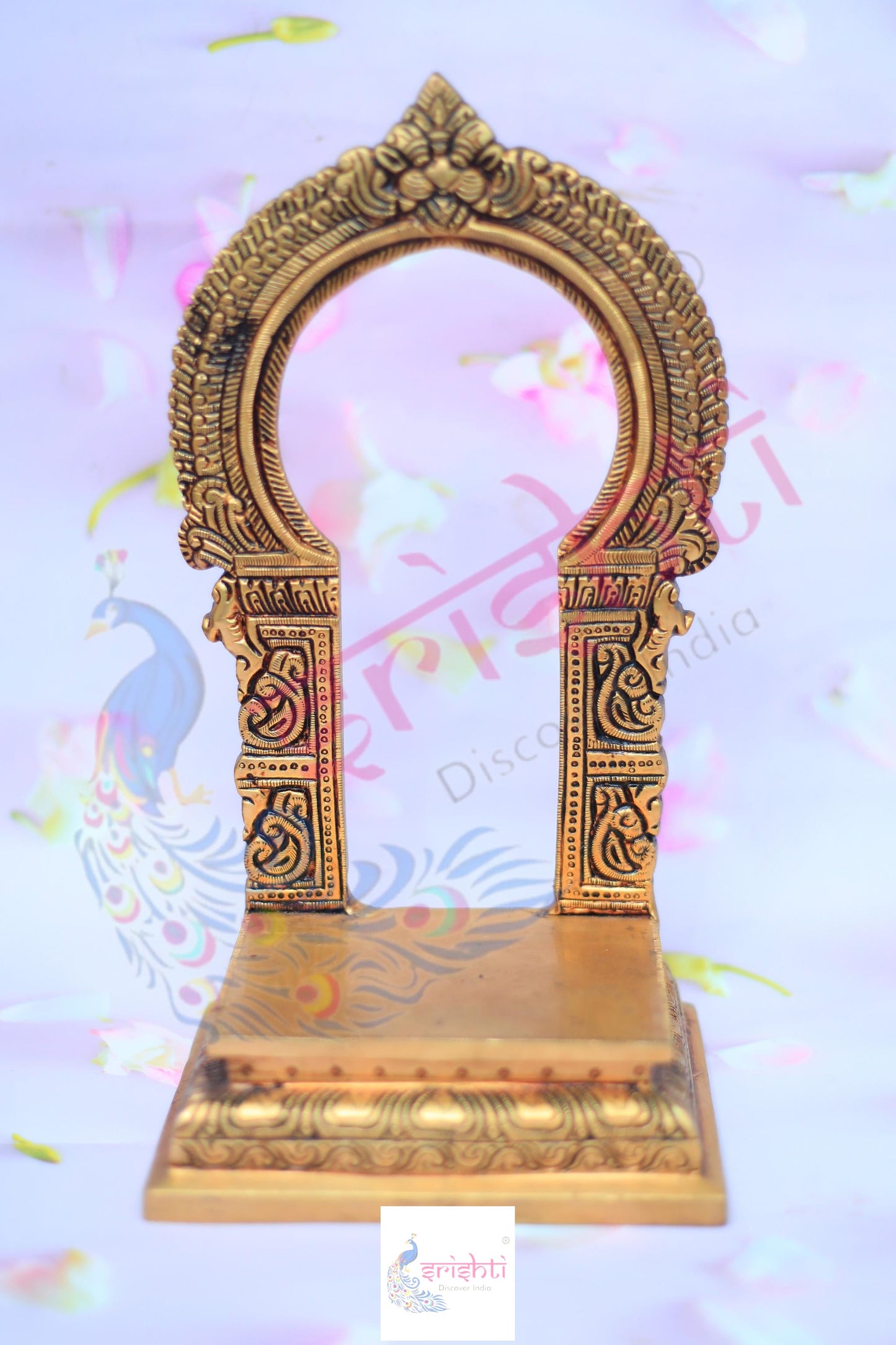 Brass Arch with Peedam-10.75 Inches