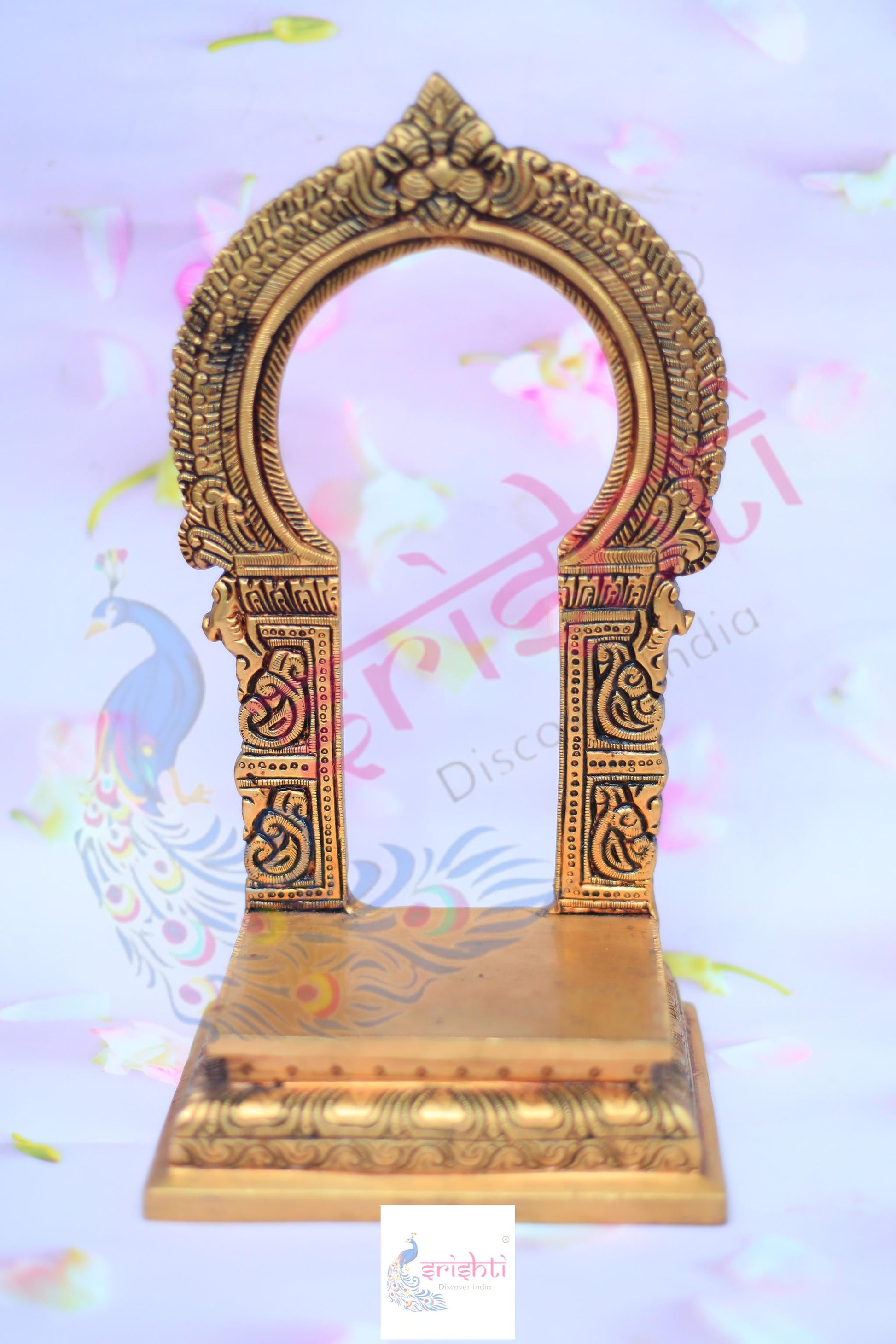 Brass Arch with Peedam-10.75 Inches