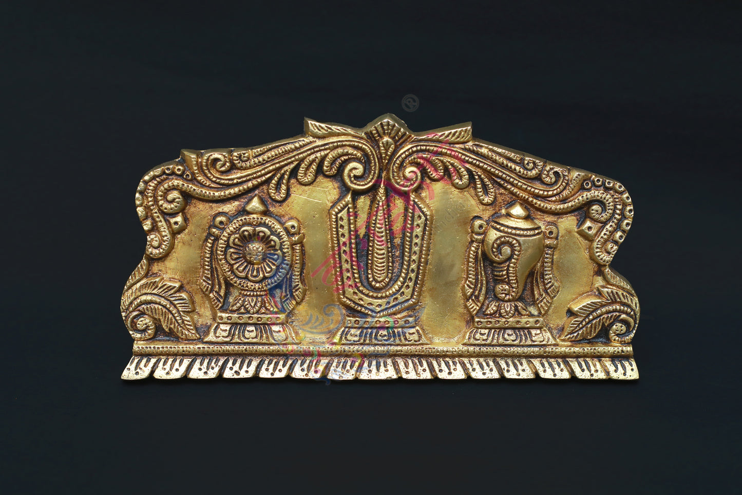 Brass Thirunamam Wall Hanging-5 Inches
