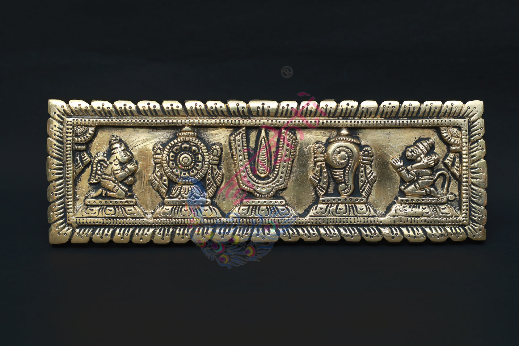 Brass Thirunamam Wall Hanging-4 Inches