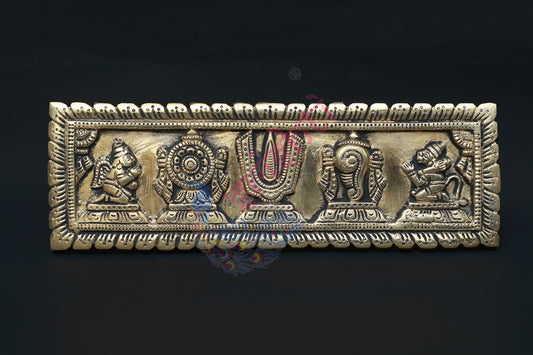 Brass Thirunamam Wall Hanging-4 Inches