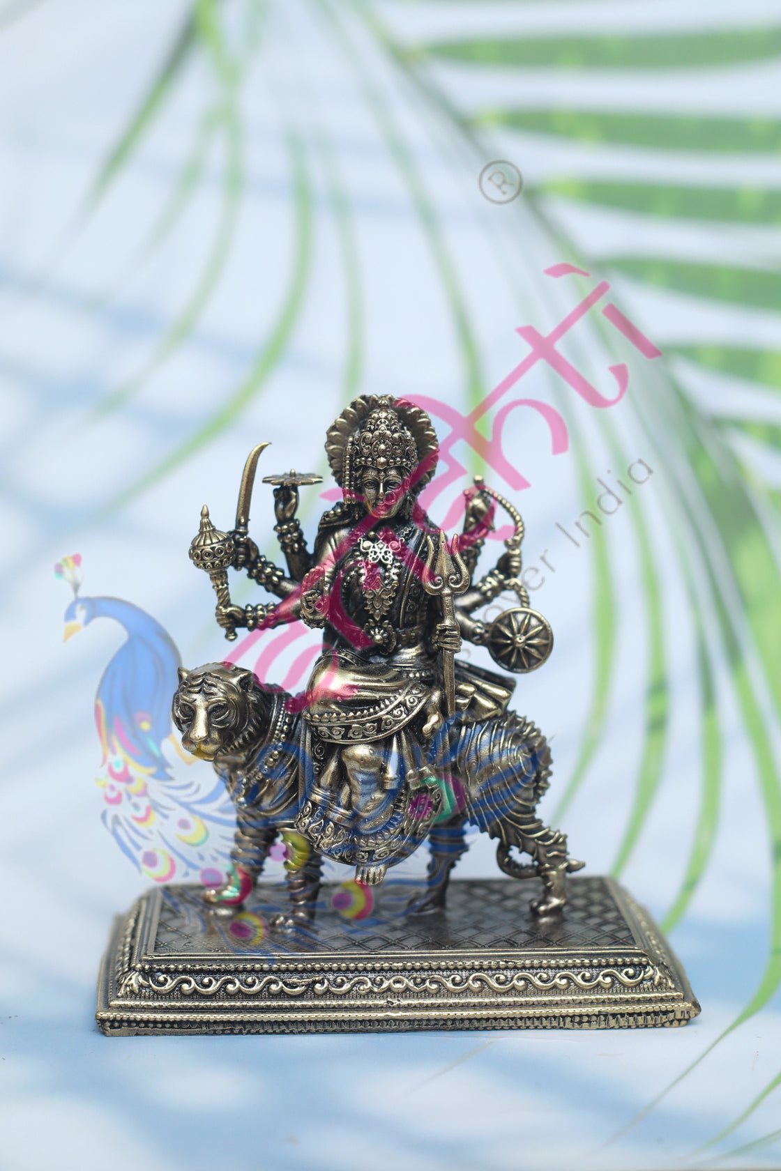 Premium Brass Durga-4.5 Inches-M01