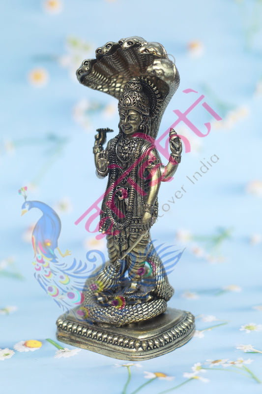 Premium Brass Vishnu-7.25 Inches