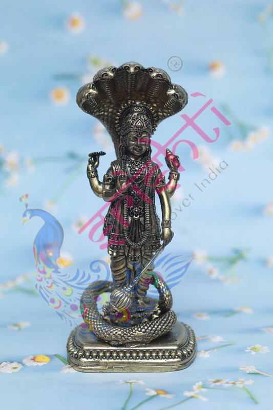 Premium Brass Vishnu-7.25 Inches