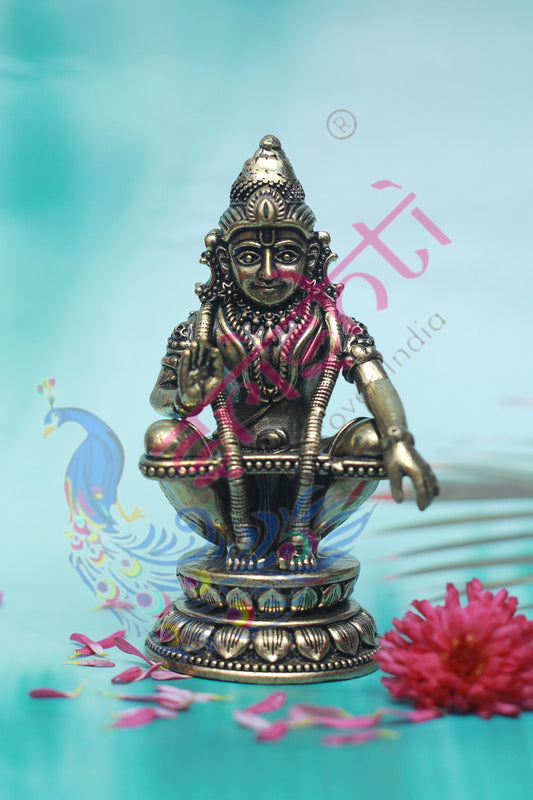 Premium Brass Ayyappan-4 Inches