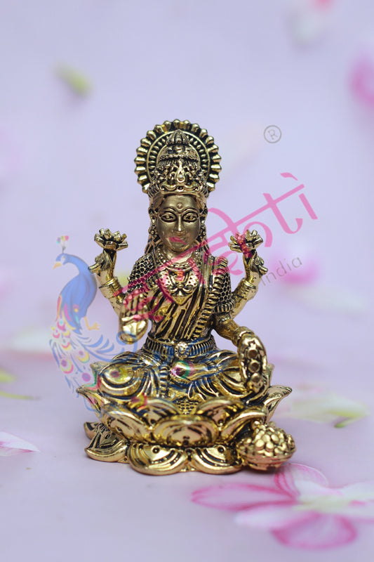 Premium Brass Lotus Lakshmi-3.5 Inches