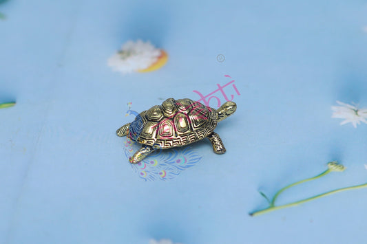 Premium Brass Tortoise-0.5 Inches