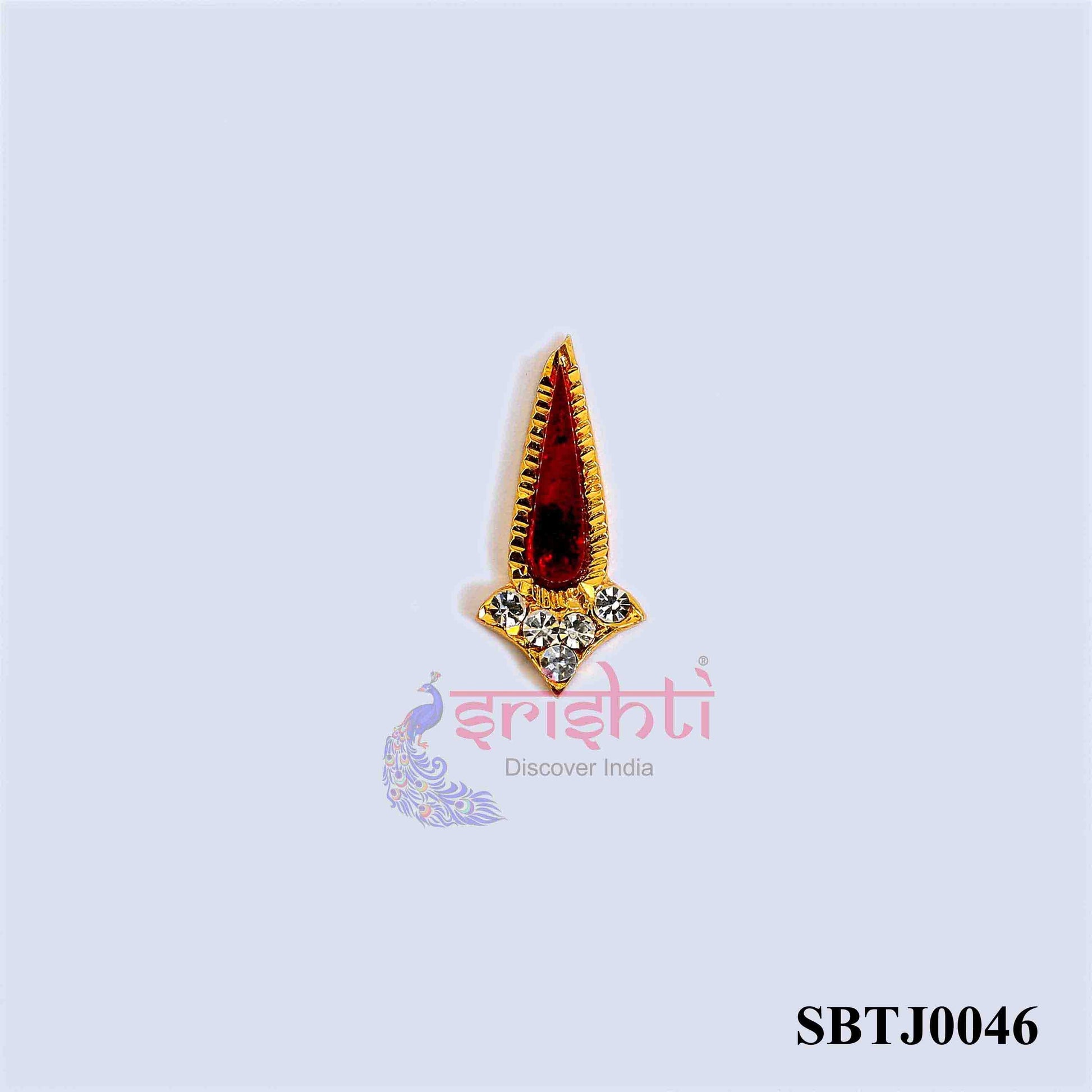 Goddess Thilak Stone Work-1.2 Inches-M02