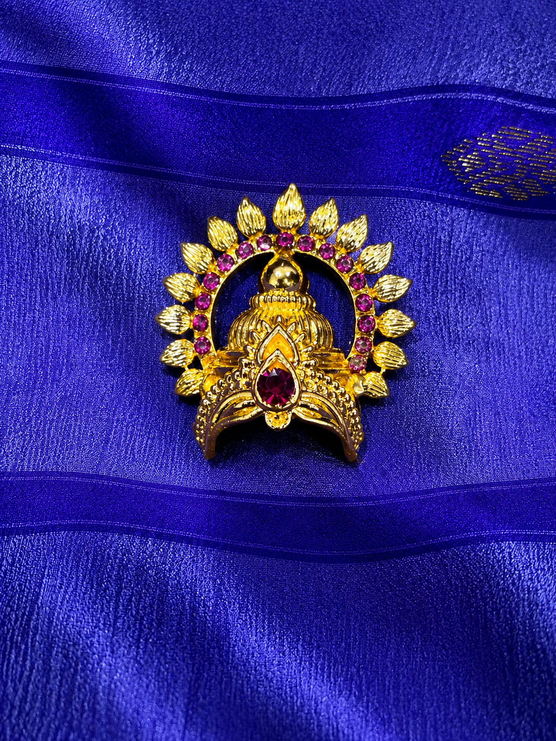 Goddess Decorative Crown with Stone Work-2 Inches