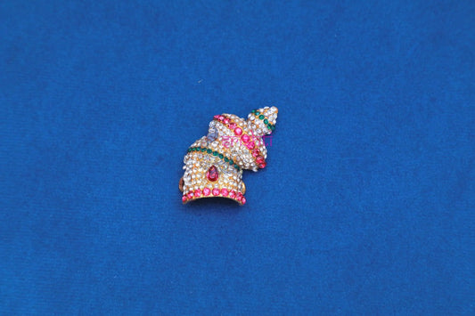 Goddess Decorative Crown with Stone Work-1.5 Inches (Right Side)