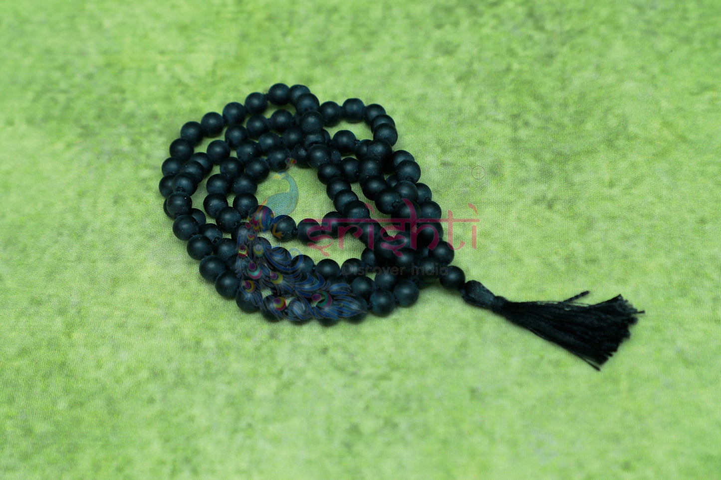 Shaligram Beads Mala(8 mm)-108 Beads
