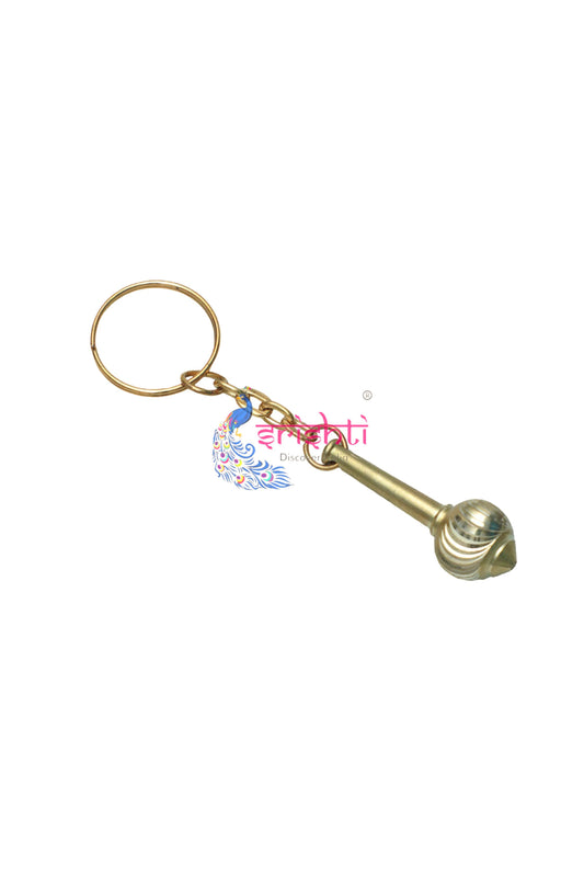 Brass Gada Key Chain-4 Inches