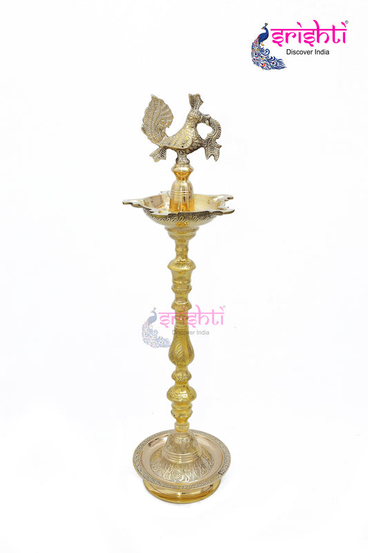 Brass Kuthuvilakku Diya-28 Inches