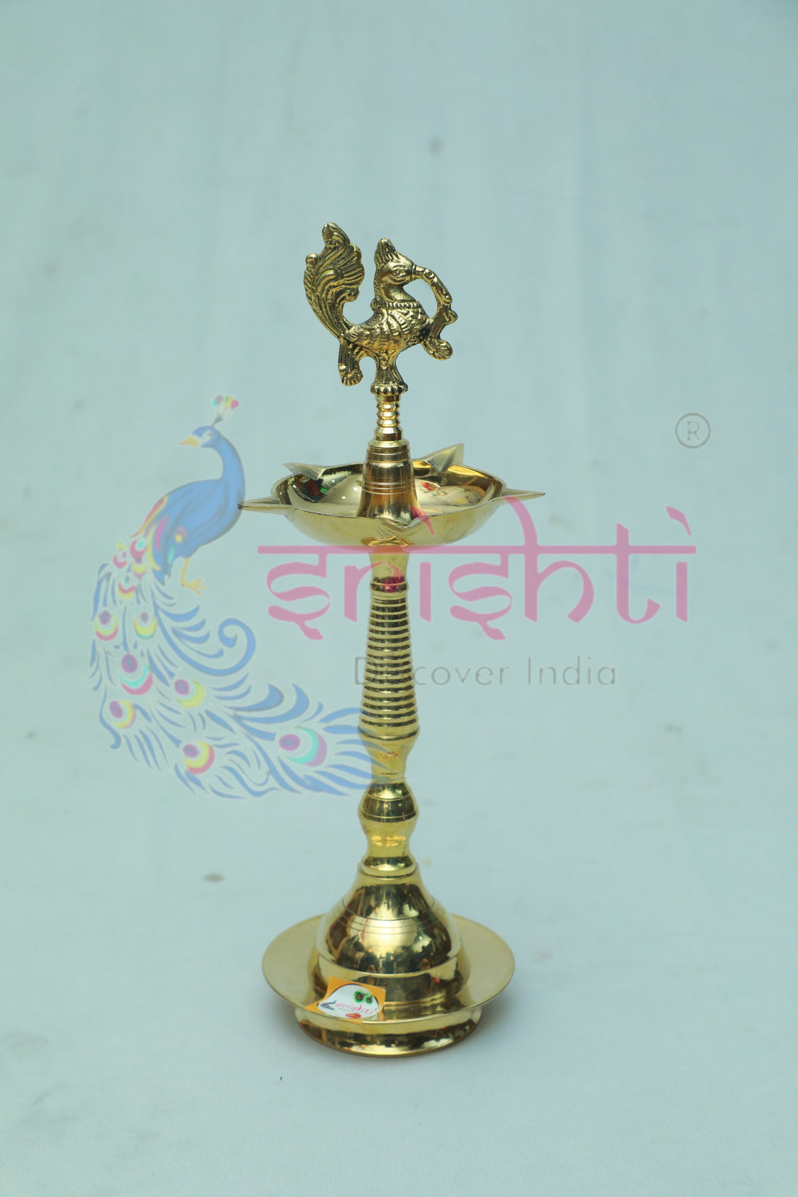 Brass Kuthuvilakku Diya-13 Inches