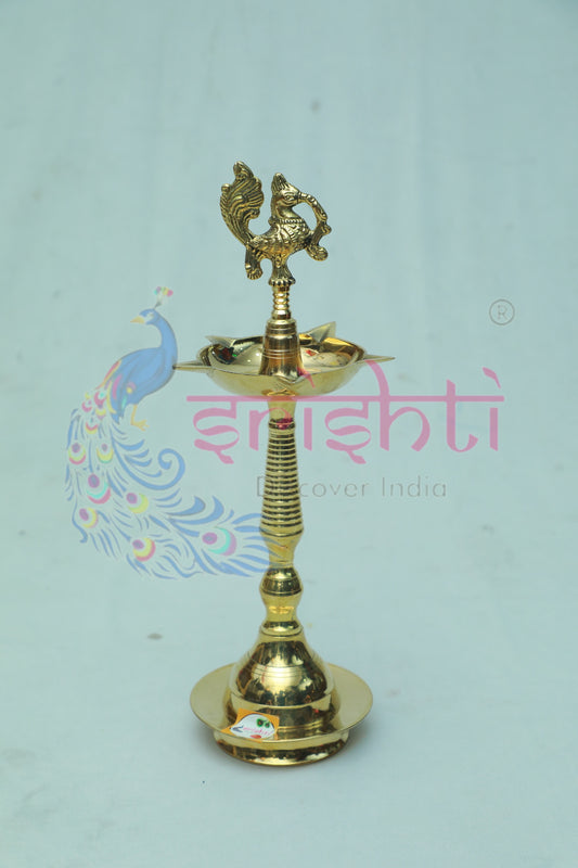 Brass Kuthuvilakku Diya-13 Inches