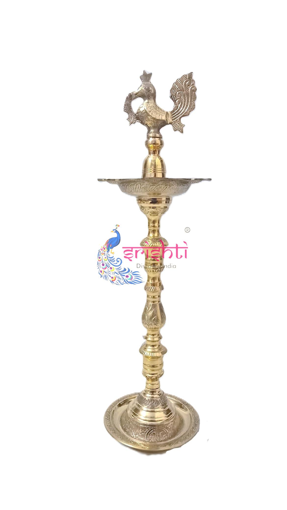 Brass Kuthuvilakku Diya-24 Inches