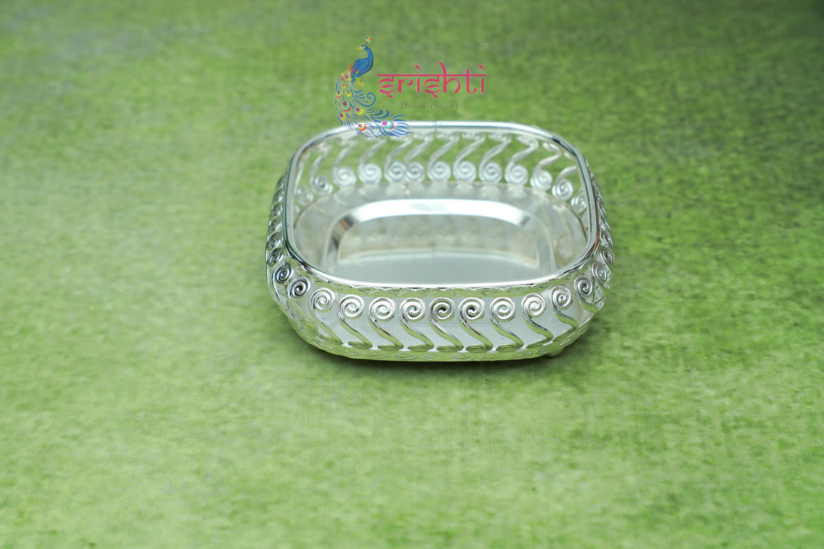 German Silver Tray-5 Inches-M02
