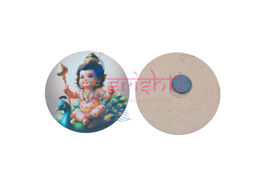 Peacock Murugar Magnet Photo-3.5 Inches