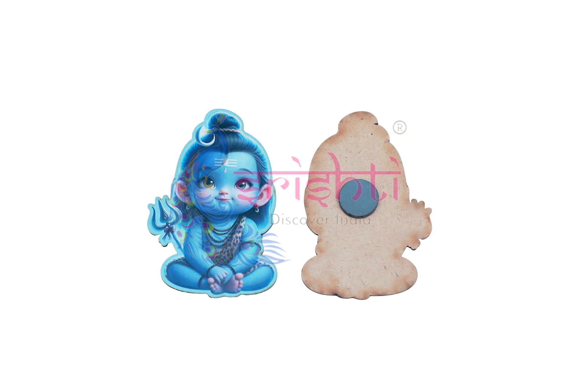 Baby Shivan Magnet Photo-3.5 Inches-M01