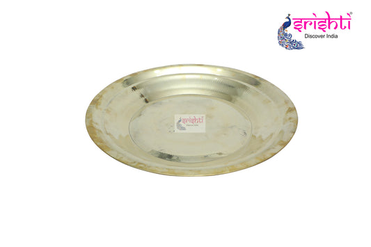 Brass Tambalam Plate-15.5 Inches