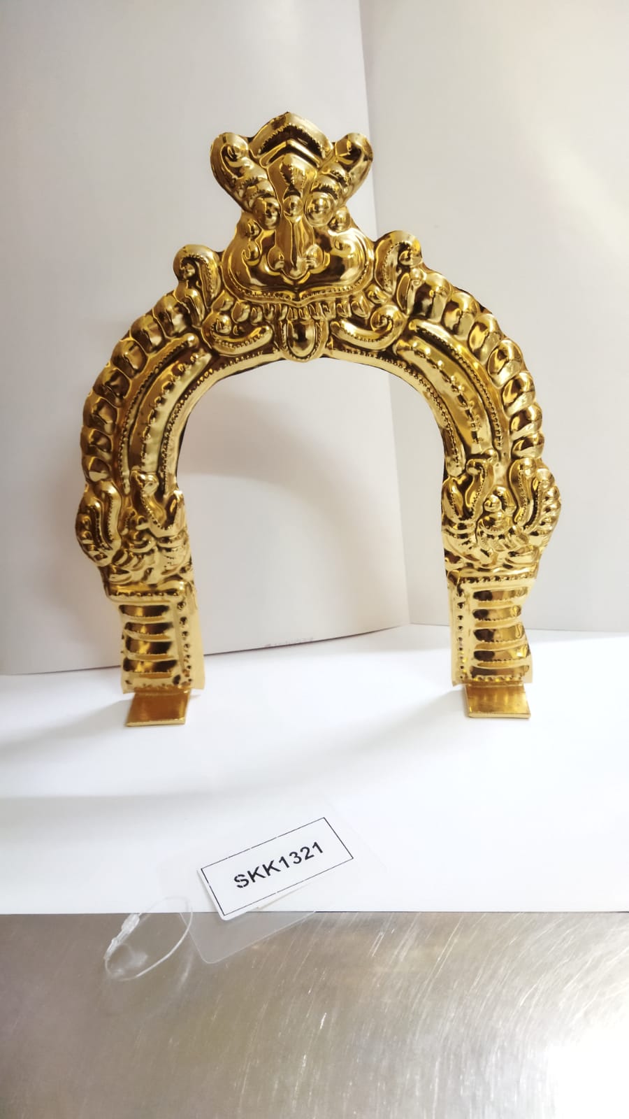 Brass Thiruvachi (Gold Polish)-9 Inches