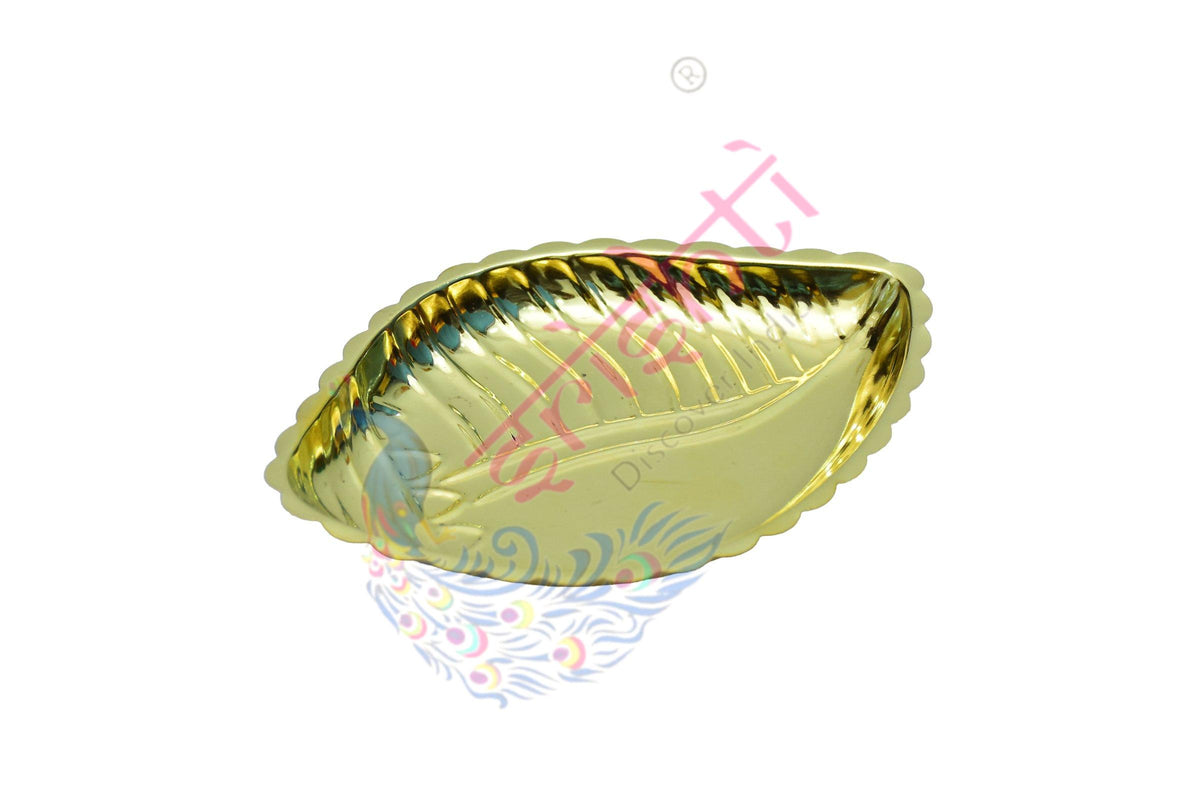 Brass Shankh Plate-5.5 Inches