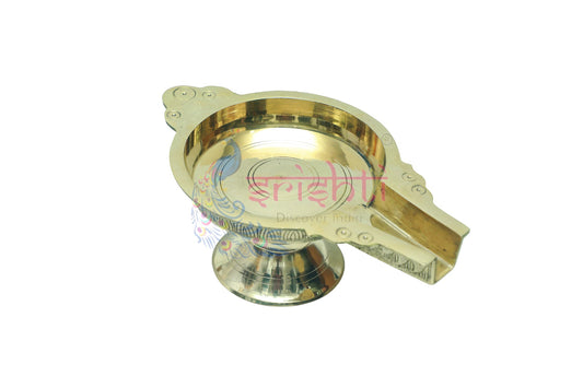 Brass Round Abhisheka Peedam-4 Inches