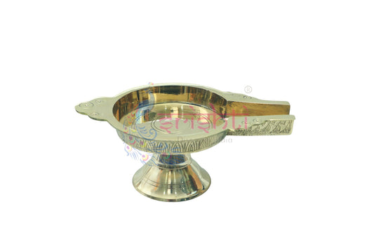 Brass Round Abhisheka Peedam-4 Inches