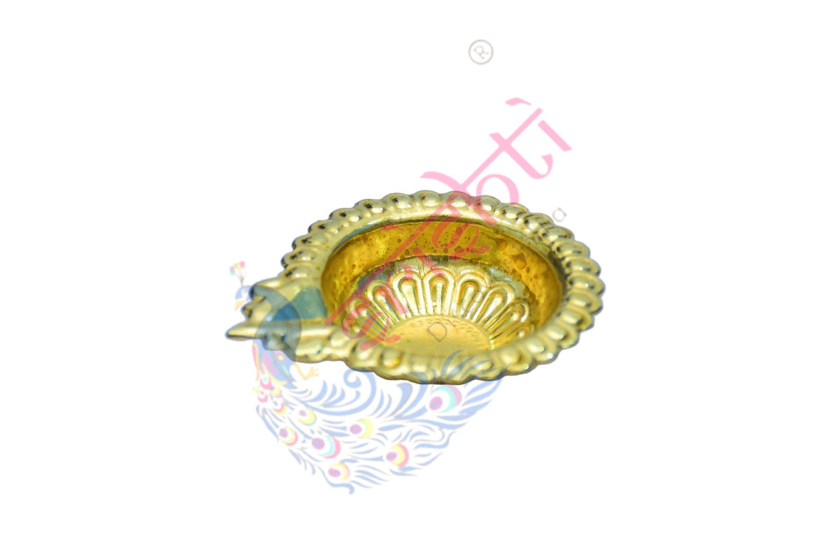 Brass Designer Agal Diya-1.5 Inches