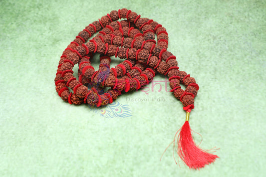 Rudraksha Mala-108 Beads-5 Face-M01