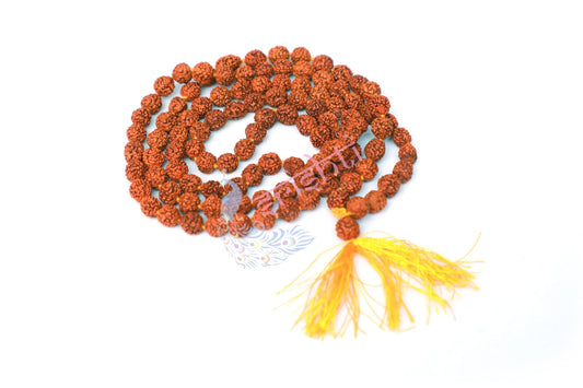 Rudraksha Mala (5 Face)-108 Beads(9 mm)-M03