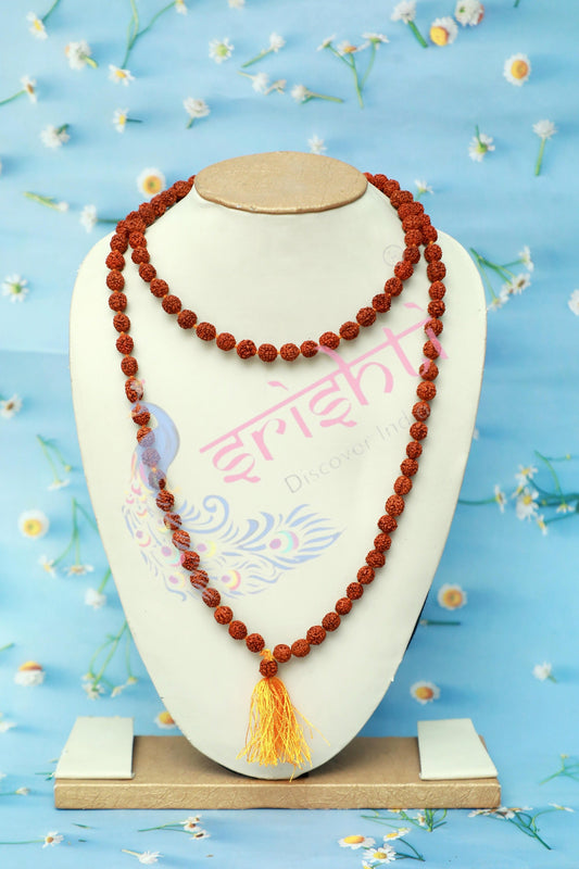 Rudraksha Mala (5 Face)-108 Beads(9 mm)-M03